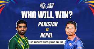 Pakistan vs. Nepal Asia Cup 2023